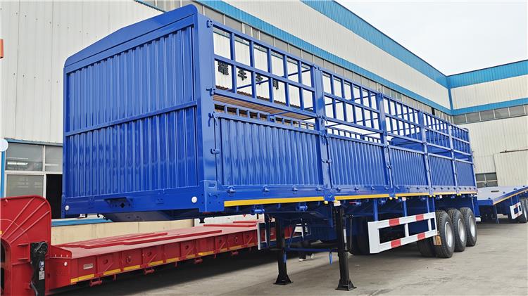 3 Axle 60 Ton Fence Semi Trailer for Sale In Senegal