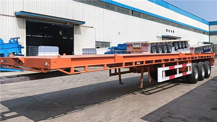 Tri Axle Flatbed Trailer for Sale In Zambia
