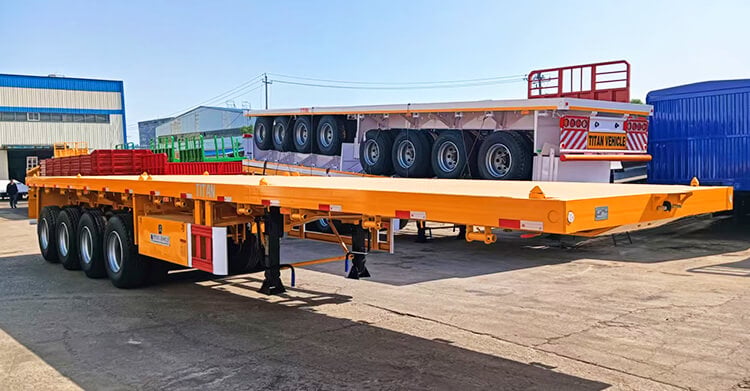 Titan 4 Axle Flatbed Trailer Price in Mali