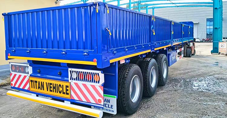 3 Axle Side Wall Trailer for Sale in Mozambique
