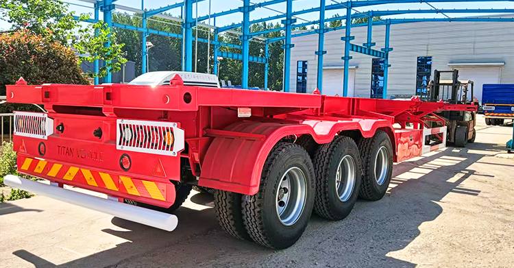 3 Axle 40 Ft Container Skeletal Trailer for Sale in Jamaica