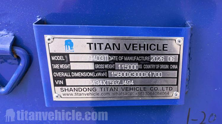 100T 4 Axle Lowbed Truck Trailer for Sale in Guyana