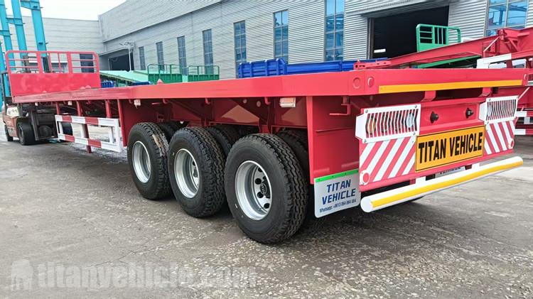 TITAN Semi Flatbed Trailer for Sale Near Me in Tanzania
