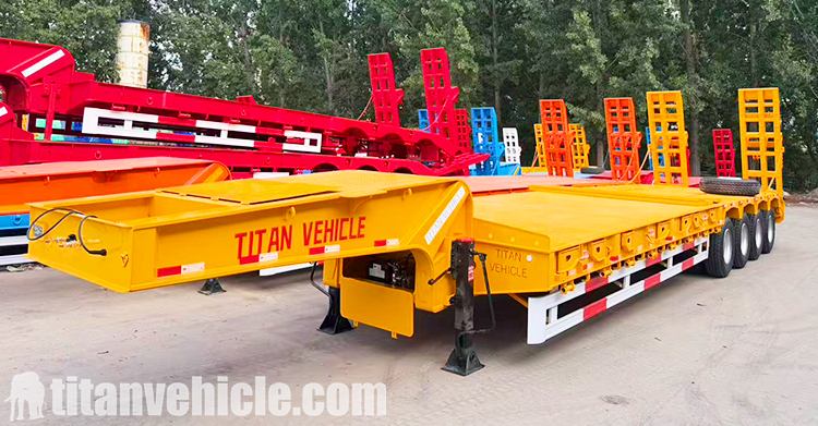 100 Ton Low Bed Trailer for Sale in Uganda