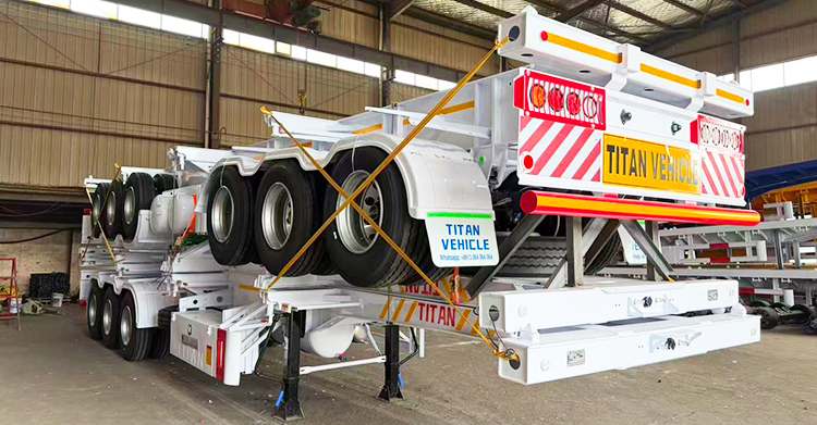 3 Axle Skektal Semi Trailer for Sale in Ghana