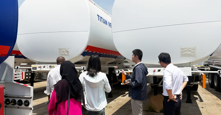 40000 Liters Palm Oil Tanker Trailer for Sale in Mali