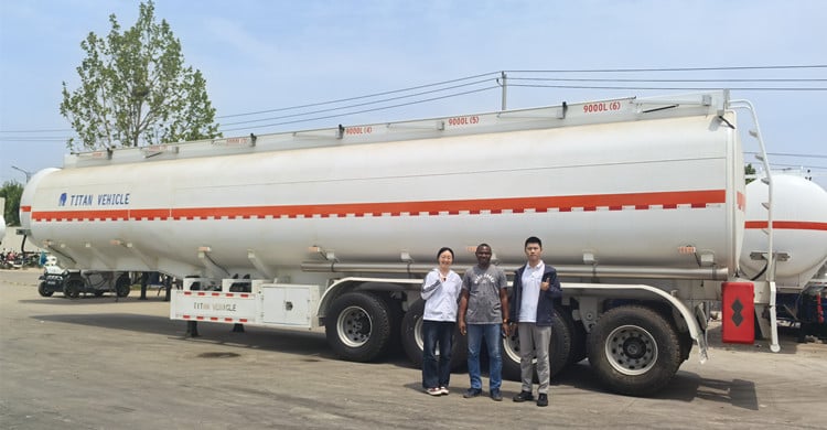 TITAN Fuel Tanker Semi Trailer for Sale in Ghana Accra