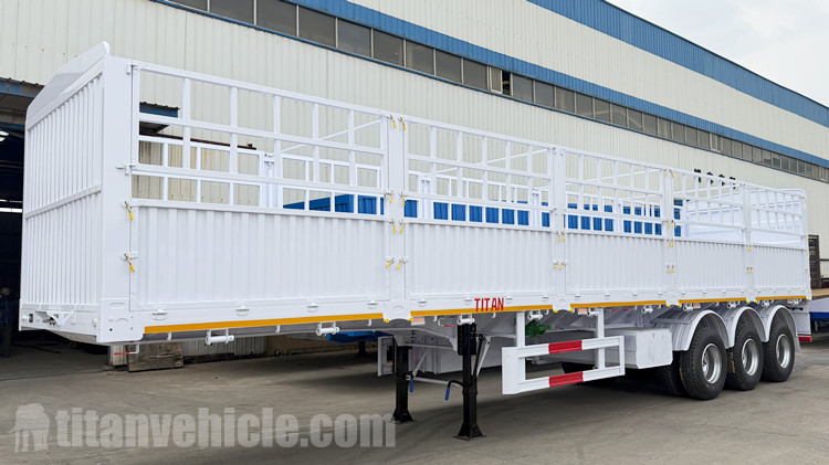3 Axle Fence Cargo Semi Trailer for Sale in Algeria