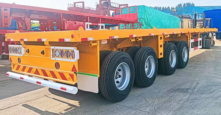 4 Axle Flatbed Trailers for Sale in Costa Rica