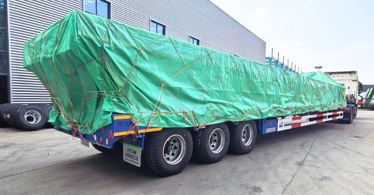 3 Axle 60 Ton Lowbed Trailer for Sale in Ghana