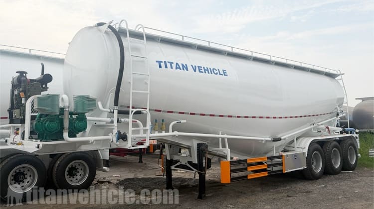 35 CBM Bulk Cement Tanker Trailer for Sale in Libya