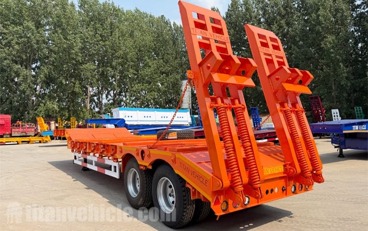 2 Axle Semi Low Bed Trailer for Sale in Tanzania