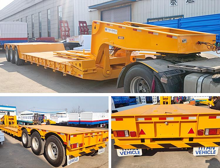 Detachable Gooseneck Lowboy Trailer for Sale in Argentina