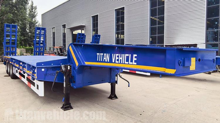 60 Ton Low Bed Semi Trailer for Sale in Liberia
