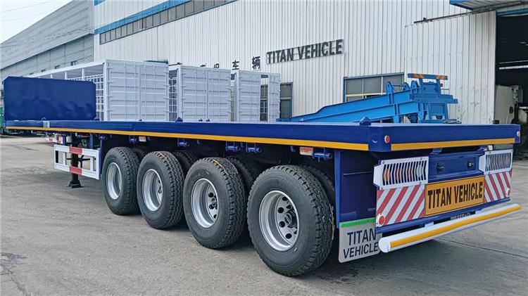 4 Axle Flatbed Trailer for Sale In Tanzania
