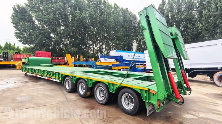 100 Ton Lowbed Semi Trailer for Sale in Sierra Leone