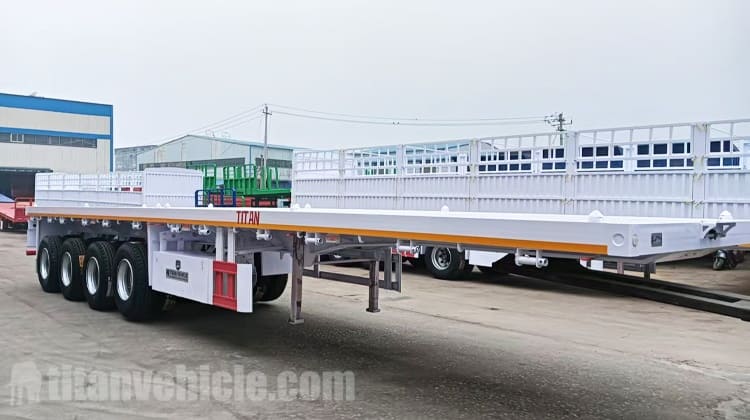 3 Axle Semi Truck Flatbed Trailer for Sale in Dar es Salaam