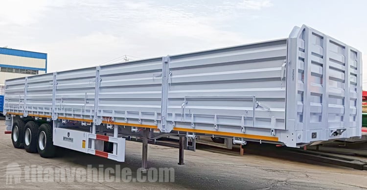 Tri Axle Grain Semi Trailer for Sale in Zambia