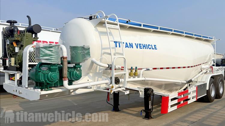 2 Axle 25CBM Cement Tanker Trailer for Sale in Dominican