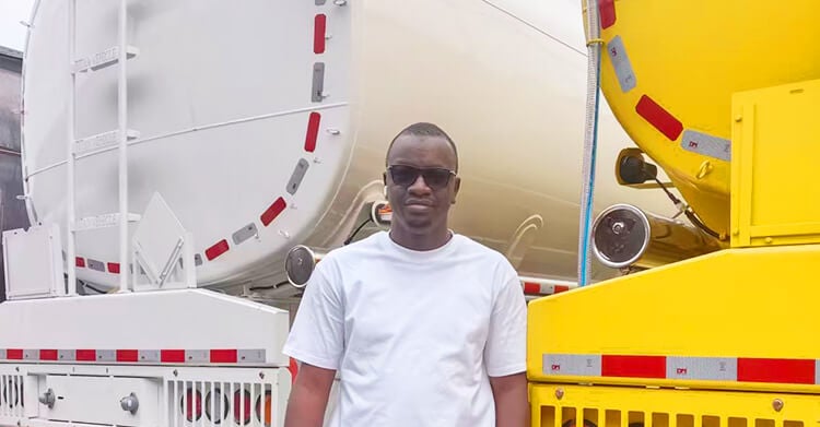 45,000 Liters Fuel Tanker Trailer for Sale in Ghana