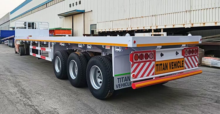 Tri Axle Flatbed Trailer for Sale in Uganda