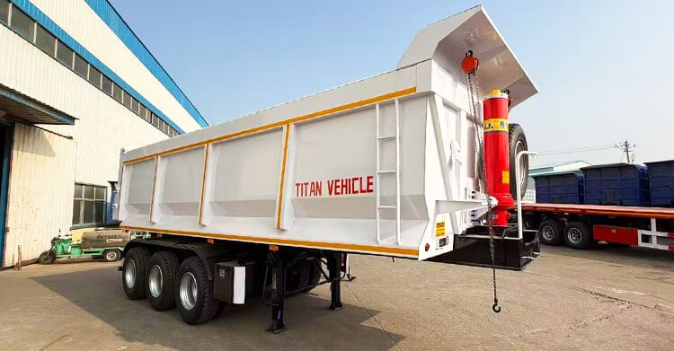 3 Axle Dump Semi Trailer for Sale in Zambia