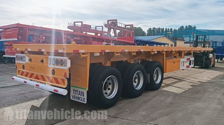 Tri Axle Flat Deck Trailers for Sale in Dar es Salaam