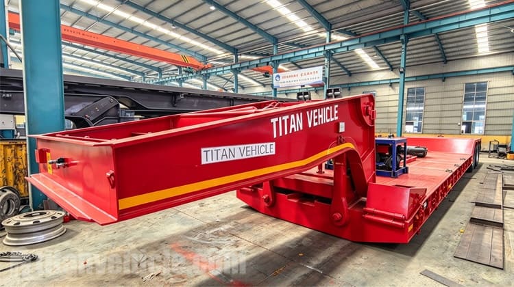 3 Axle Detachable Gooseneck Trailers for Sale in Tanzania