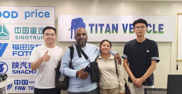 Tanzania Customers Visit TITAN to Buy Lowbed Trailer
