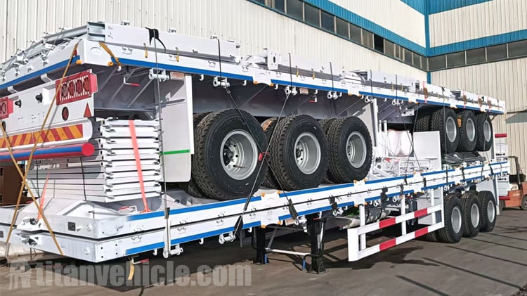 60 Ton Fence Semi Trailer for Sale in Djibouti
