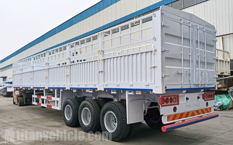 60 Ton Fence Semi Trailer for Sale in Djibouti