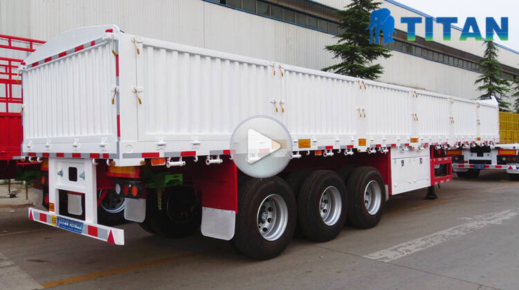 Side wall semi trailer