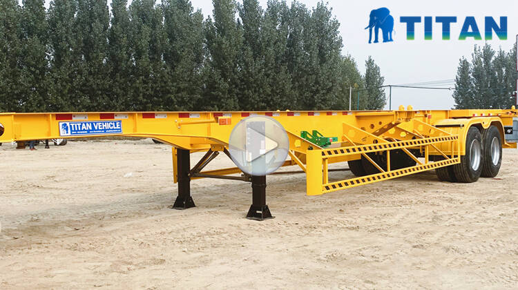 2 Axle container trailer