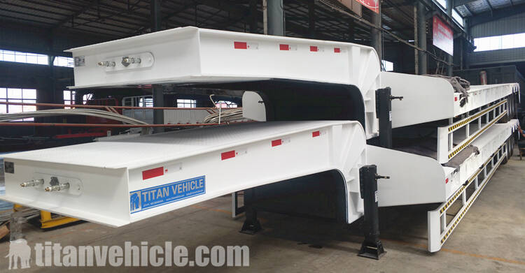 3 Axle Low Loader Semi Trailer Price