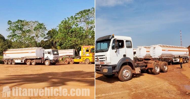 Guinea Conakry Customers Feedback of Oil Truck Trailer