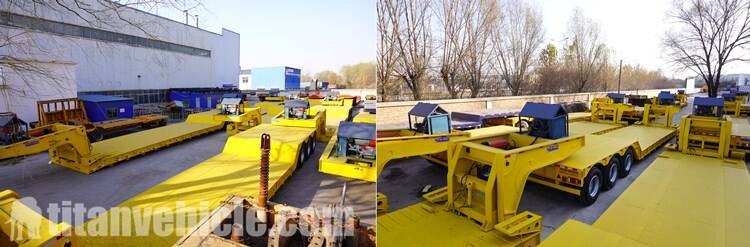 Factory Show of Lowboy Semi Trailer for Sale