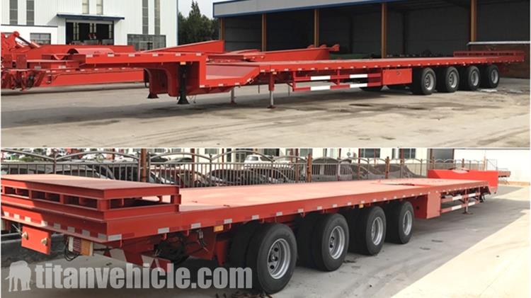 4 Axle Extendable Windmill Blade Trailer for sale