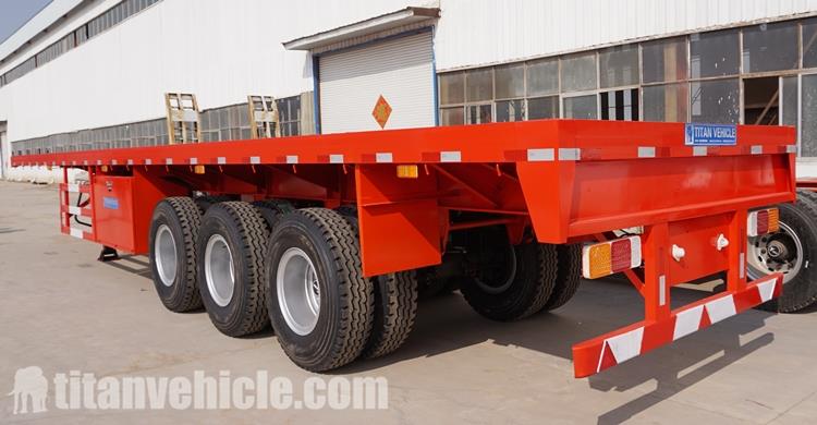 3 Axle Flatbed Trailer for Sale Manufacturer