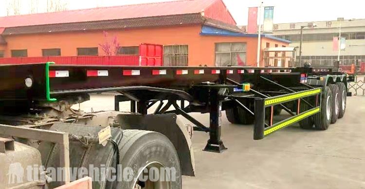 3 Axle Container Chassis Trailer for Sale Price