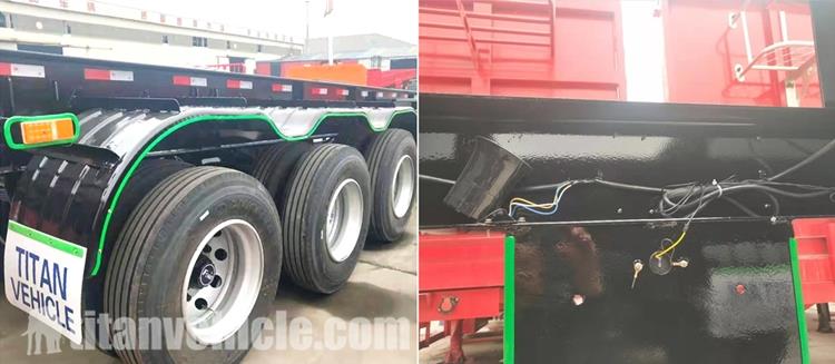 Details of 3 Axle 40Ft Container Chassis Trailer Manufacturer