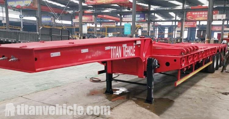 Tri Axle 90 Ton Low Bed Trailer for Sale In Ghana