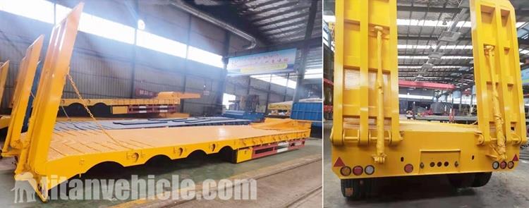 Factory Show of  60 Ton Low Loader Trailer Manufacturer