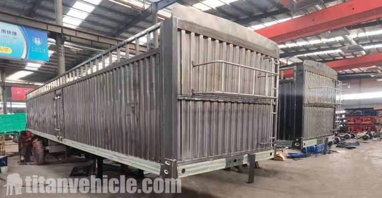 Factory Show of 3 Axle 60 Ton Fence Semi Trailer