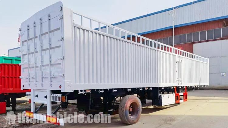 3 Axle Fence Cargo Semi Trailer Price for Sale Manufacturer