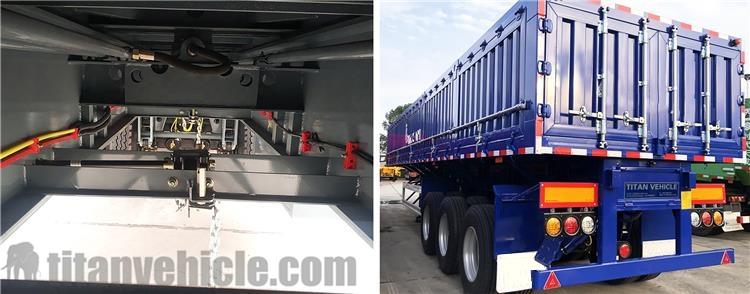 Factory Show Of Tri Axle Side Dump Trailer