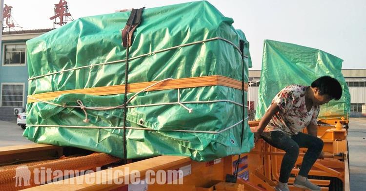 Package of 40 Foot Side Loader Container Trailer Manufacturer