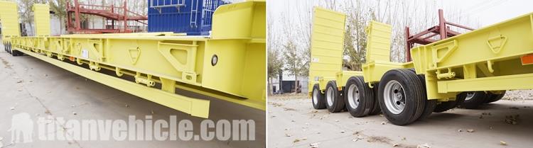 Details of Lowbed Semi Trailer with Capacity 100 Ton