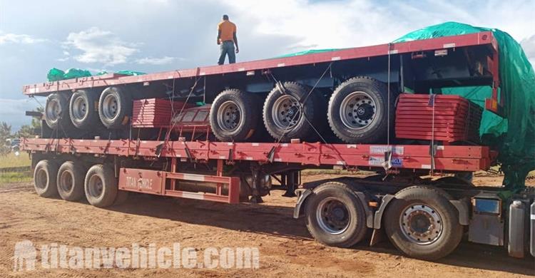 40Ft Flatbed Trailer and Side Wall Semi Trailer for Sale In Zambia