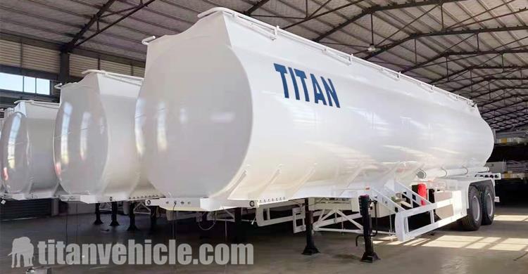 40000 Liters Fuel Tanker Trailer with Bogie Suspension