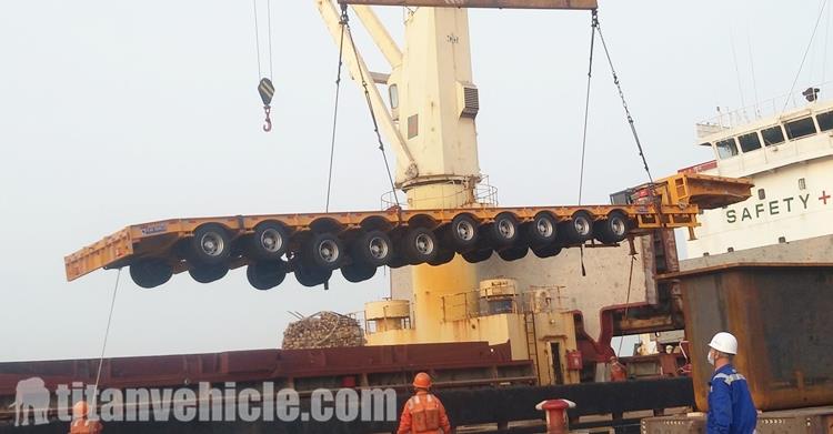 Package of 120 Ton Extendable Semi Trailer for Sale